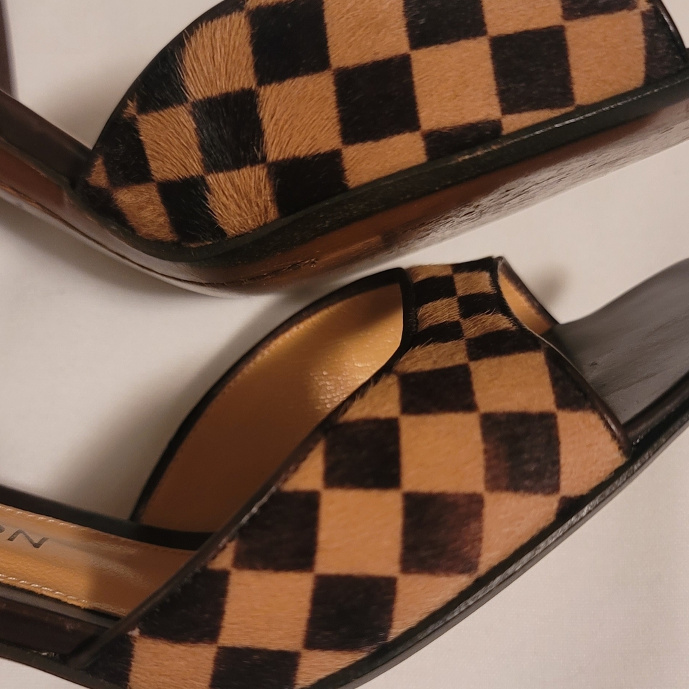 Louis Vuitton Brown Damier Women's Shoes Size 35.5 - Picture 7 of 16